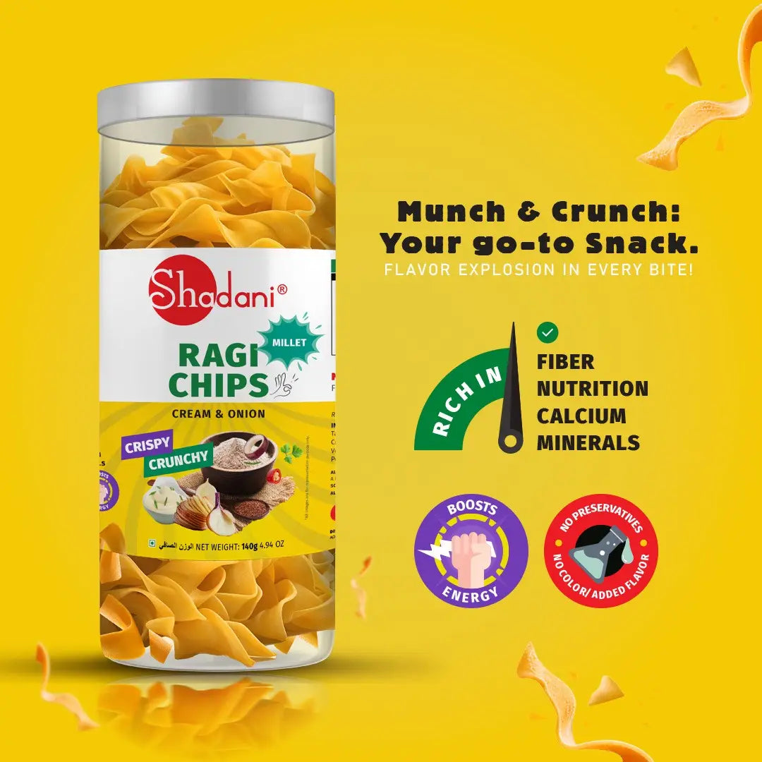 Ragi Chips Cream and Onion