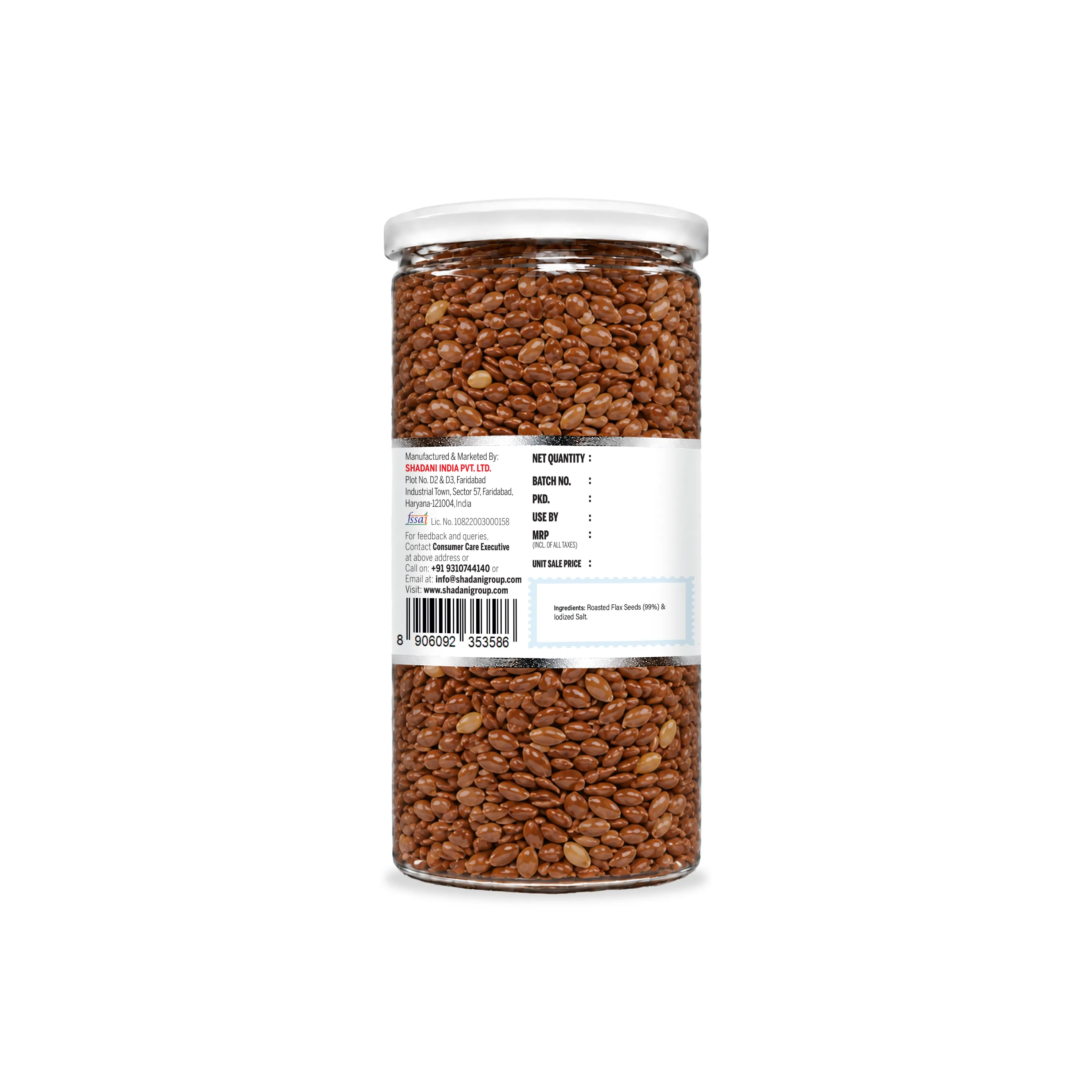 Shadani Roasted Flax Seeds 90g