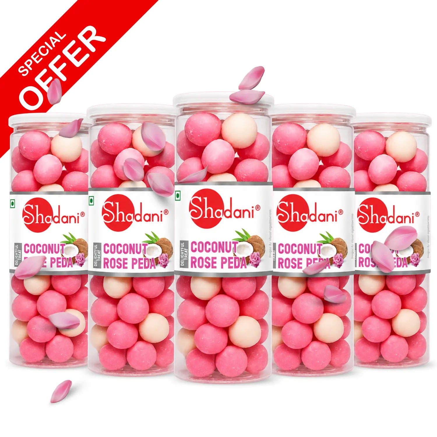 Coconut Rose Peda (200g)