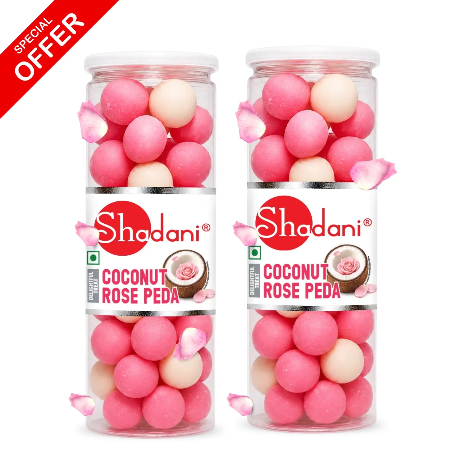 Coconut Rose Peda (200g)