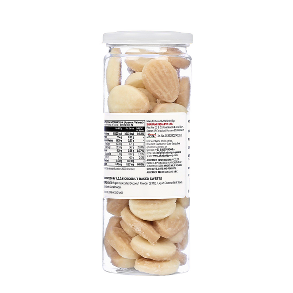 Shadani Coconut peda back