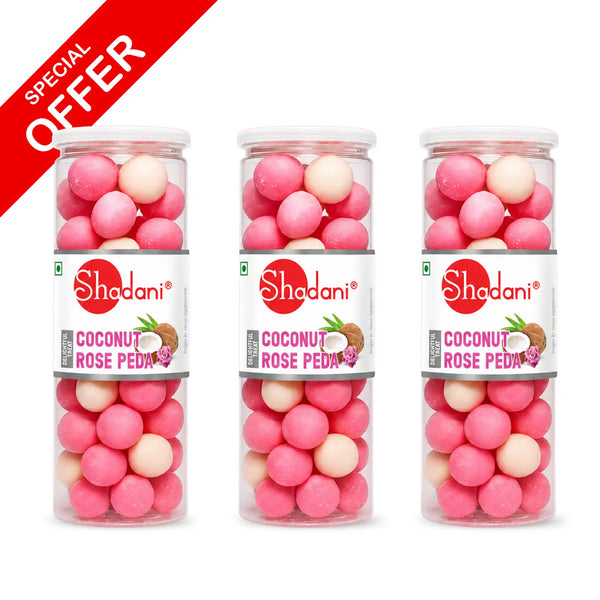 Coconut Rose Peda (200g)