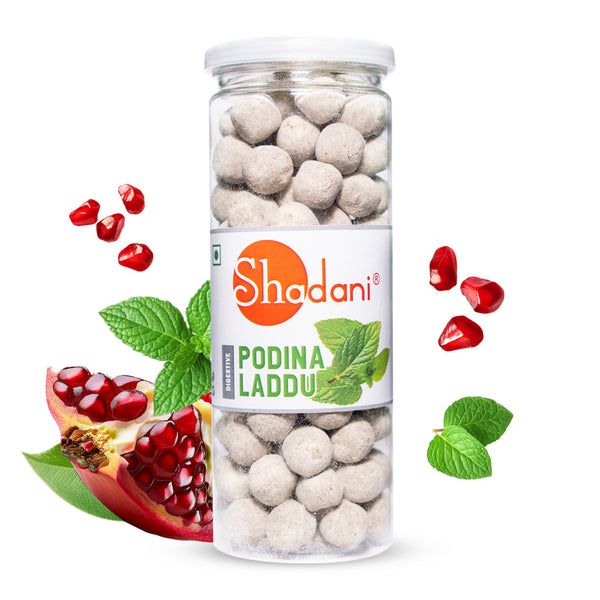 Podina Laddu Goli Image | Buy Online Shadani Podina Laddu by Shadani