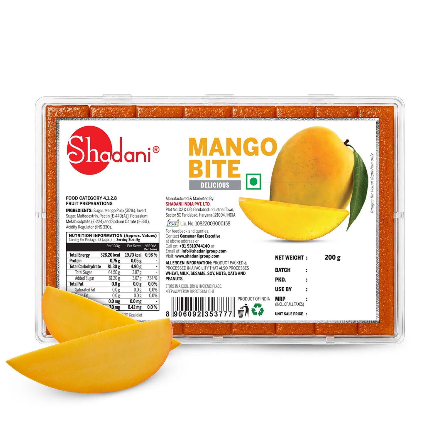 Mango Bite Box 200g (Aam Papad)