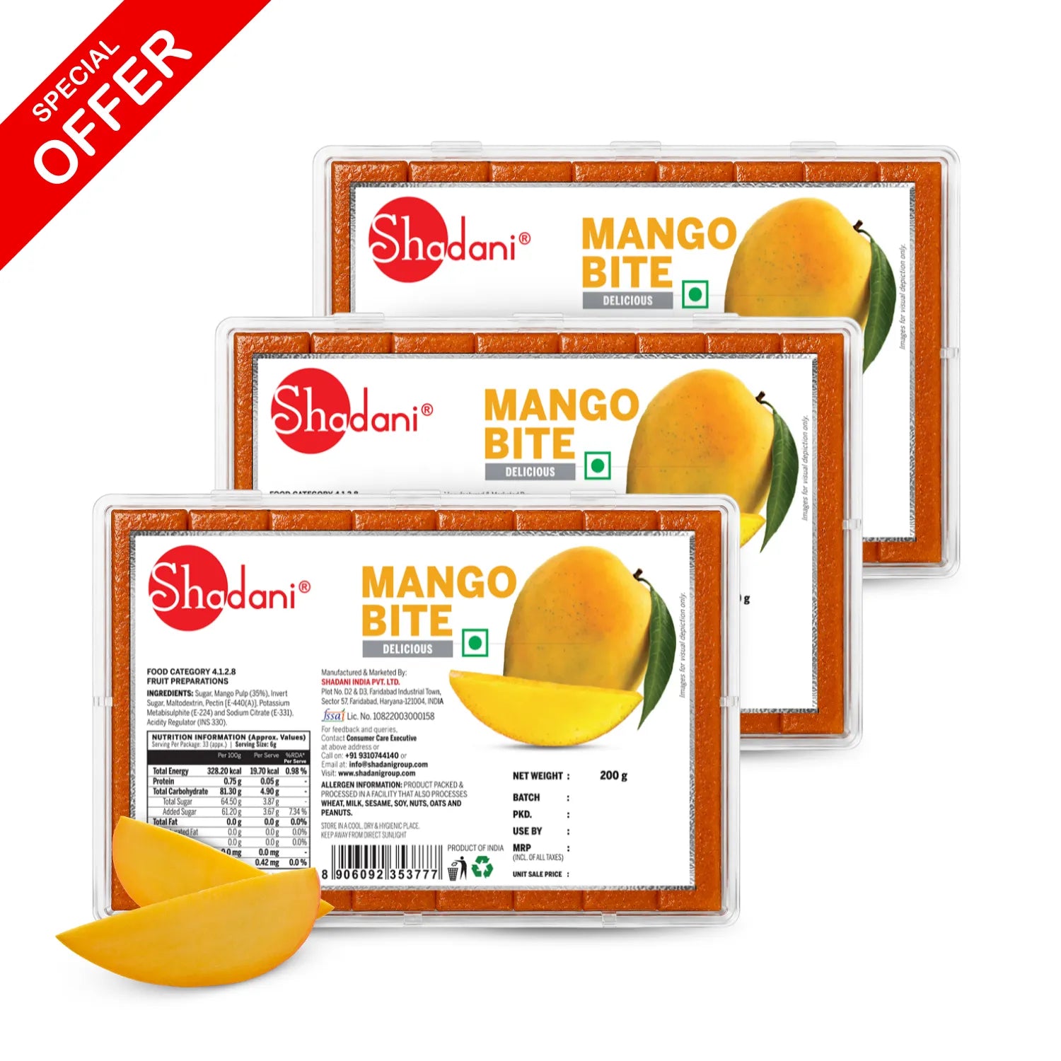 Mango Bite Box 200g (Aam Papad)