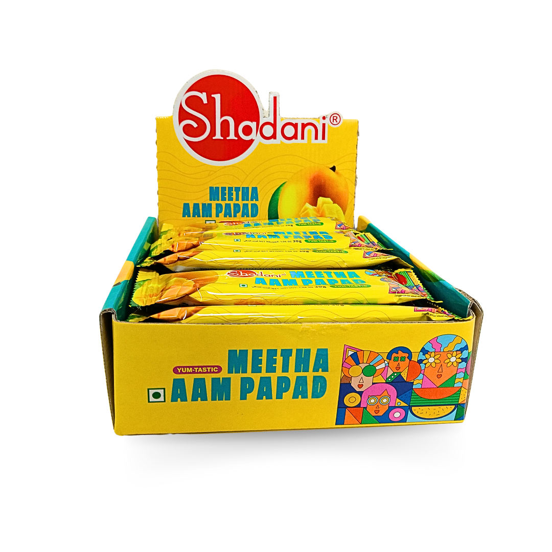 Shadani Meeta Aam Papad box 