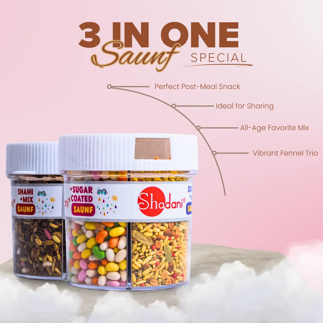 Shadani 3 in 1 Saunf