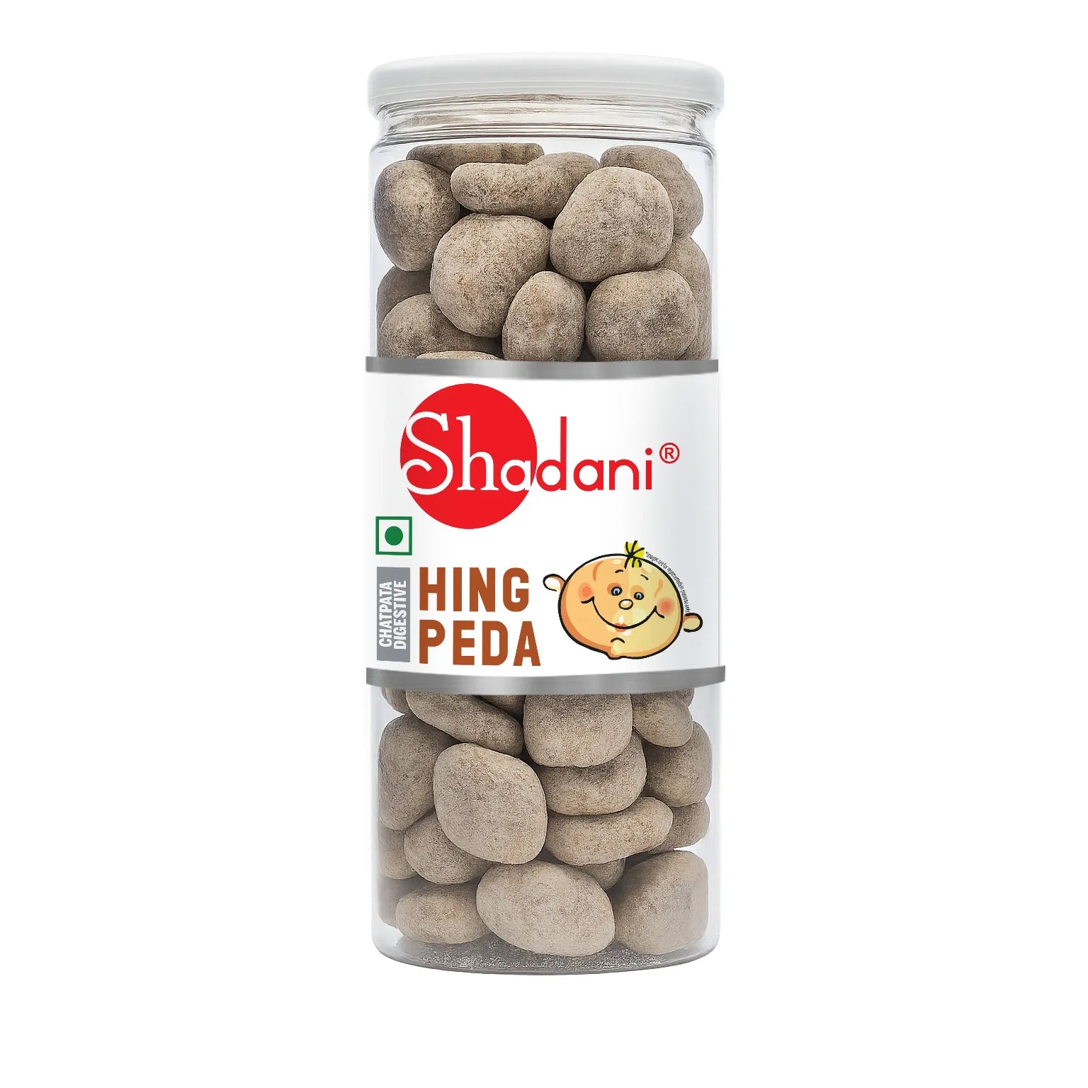 Can of Shadani Hing Peda on a white background