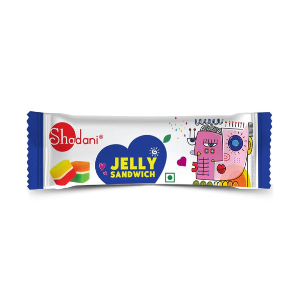 Shadani Jelly Sandwich packaging on a white background