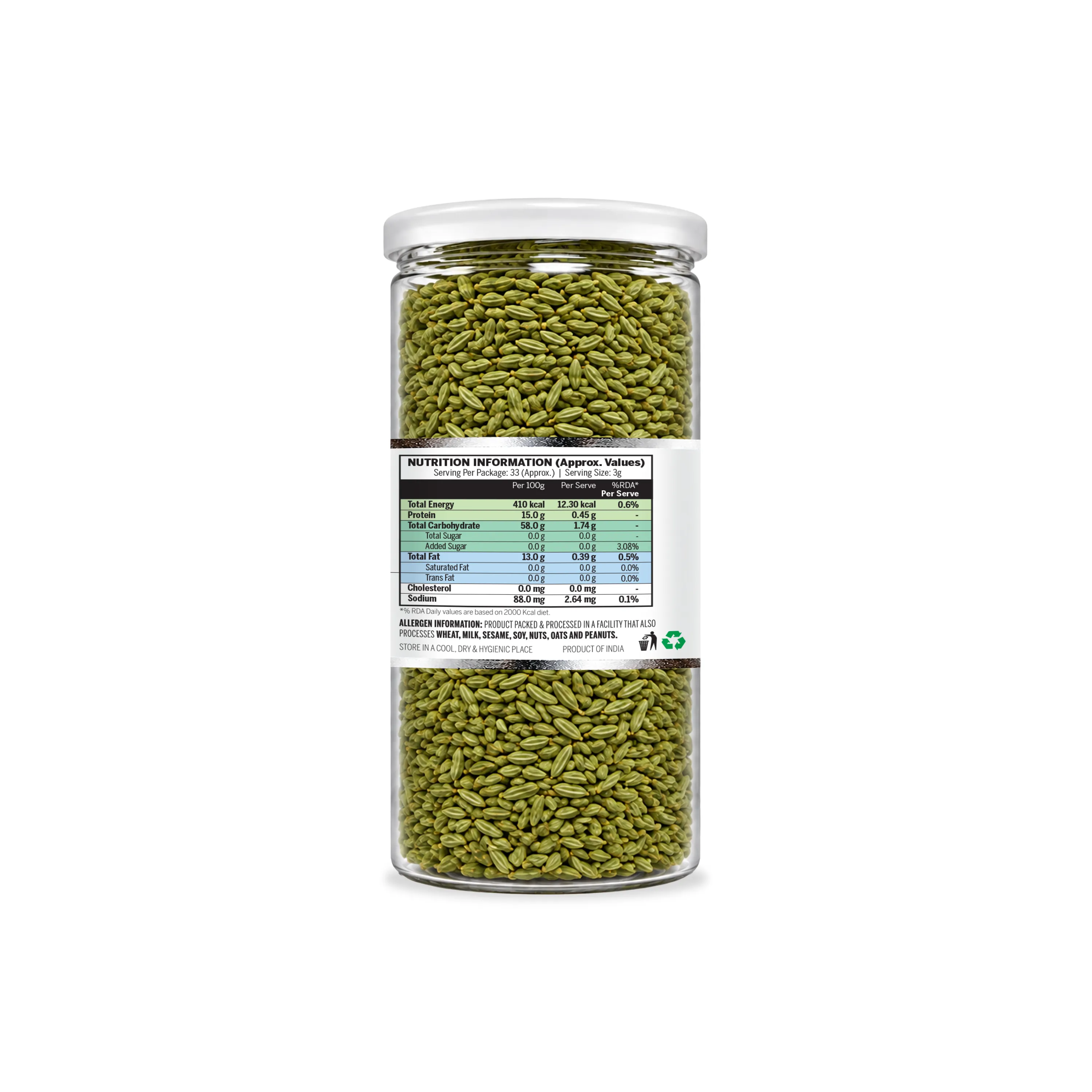 Shadani Plain Barik Saunf 90g