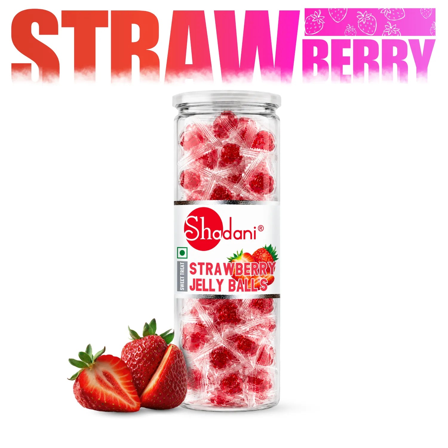 Strawberry Jelly Balls