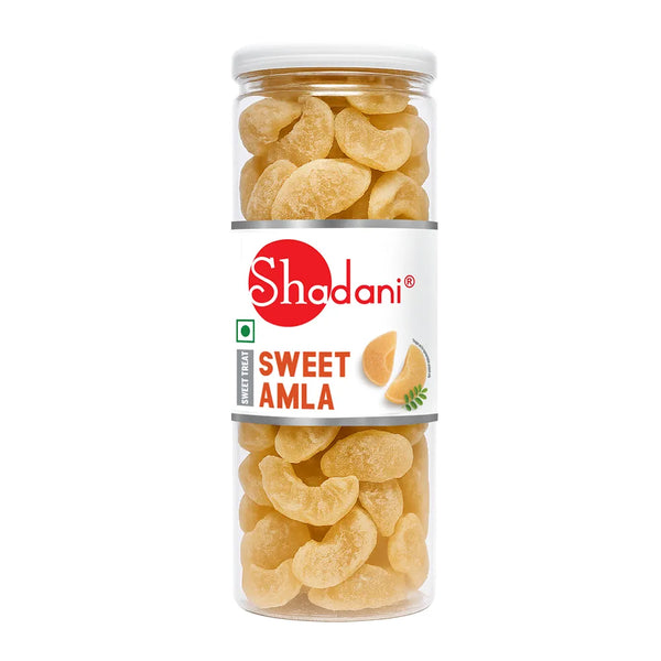 Can of Shadani Sweet Amla on a white background