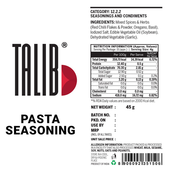 Talib Pasta Seasoning (45g)
