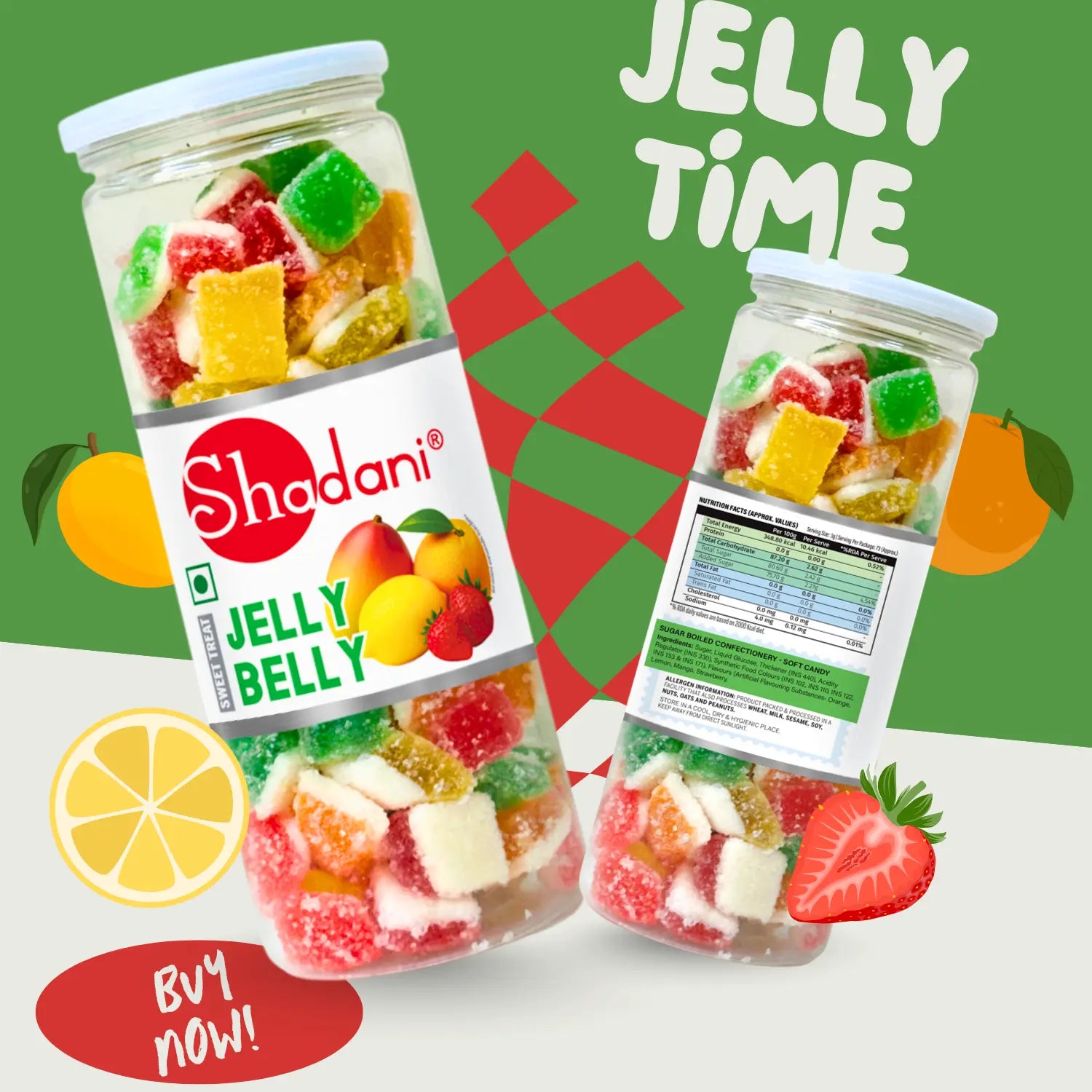 Shadani Jelly Belly Can